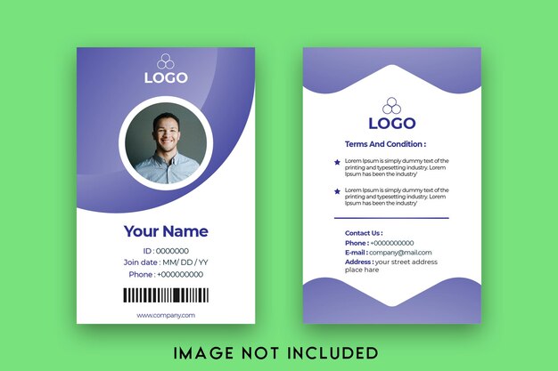 Back Side Of An Id Card